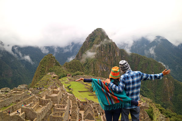 Couple travels to Machu Picchu on honeymoon planned by AAA Travel