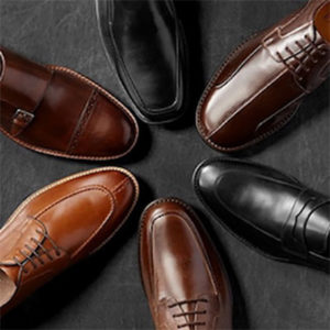 Brown and black dress shoes for wedding