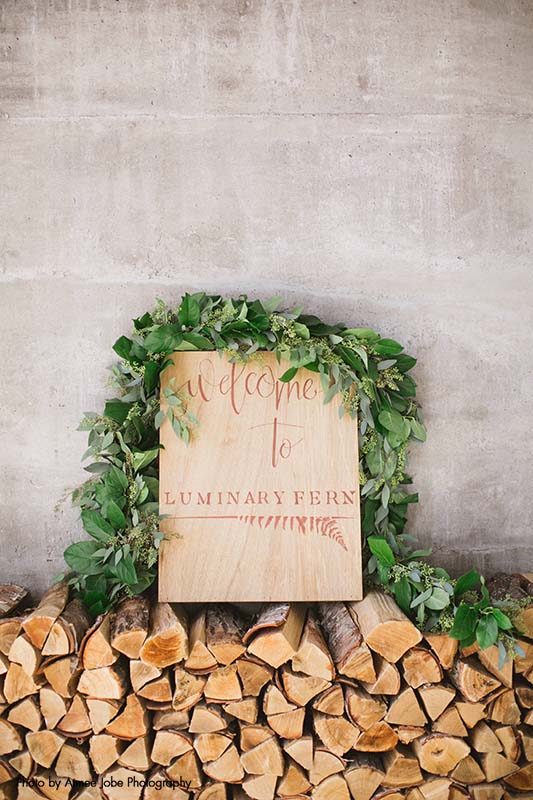 Personalized welcome wedding sign