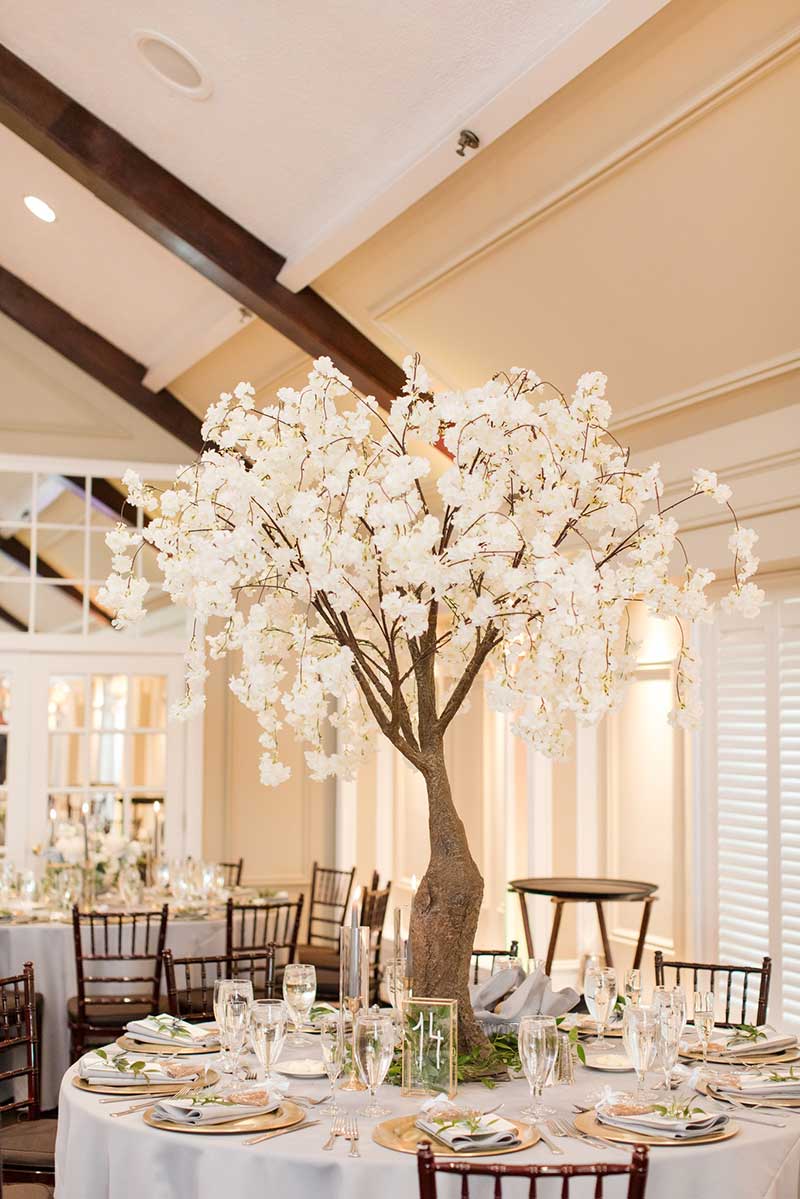 Cherry blossom table decor