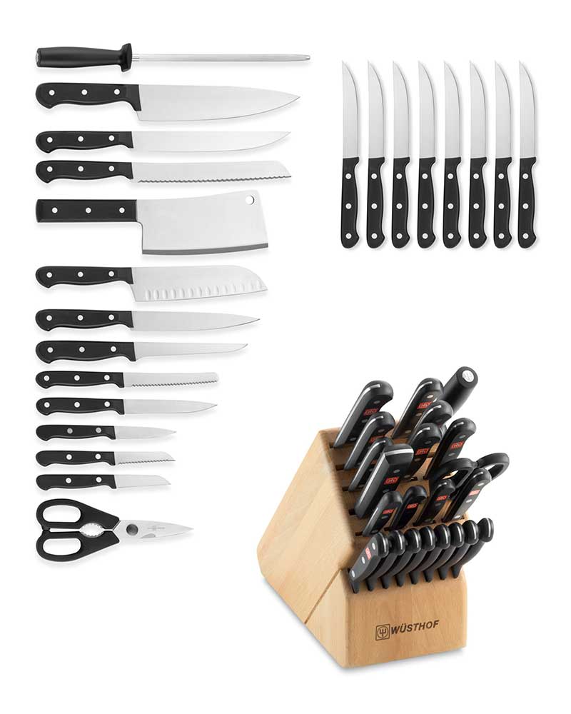 23 piece knife set 
