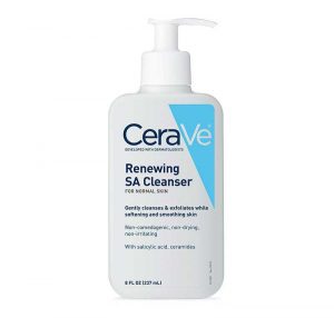 Renewing cleanser by CeraVe for preventing dry skin 