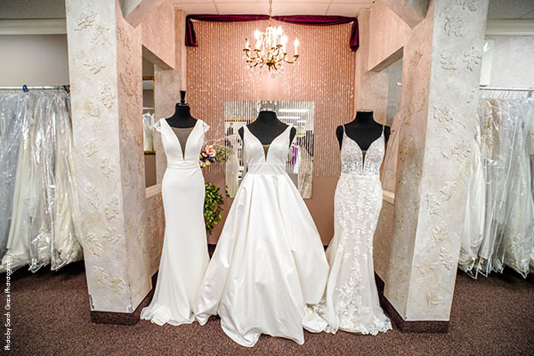 Affordable selection of wedding gowns at Bridal Aisle Boutique