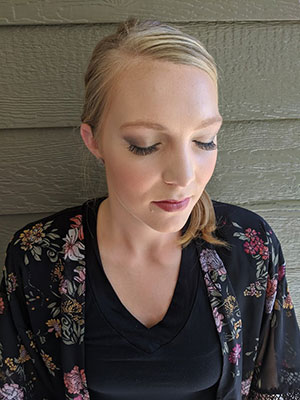 Bridal "After" photo with Mary Kay Cosmetics Makeup