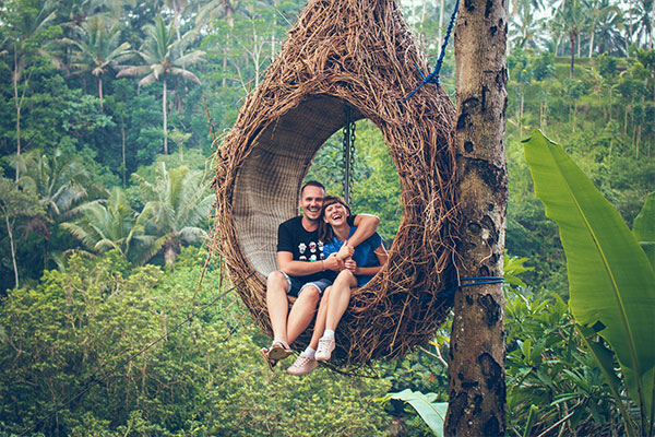 Couple on honeymoon in jungle by AAA Travel