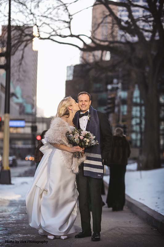 Minneapolis classic winter wedding
