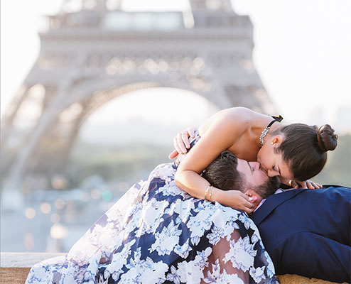 Couple honeymoons in Paris planned by Travel Leaders
