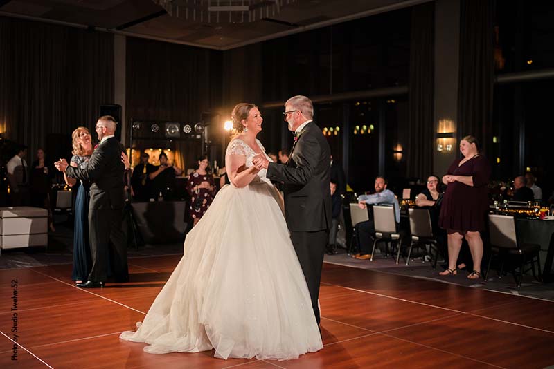 Father daughter ballroom wedding dance