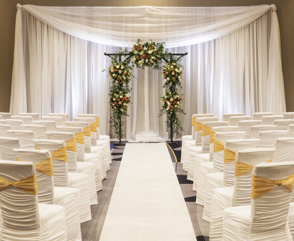 Indoor ceremony why you should consider a hotel wedding