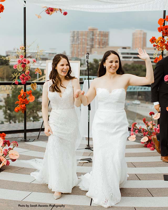 Brides celebrate Minneapolis wedding ceremony