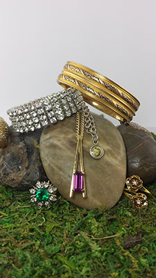 Custom bangle and necklace