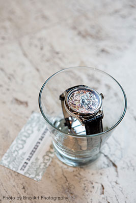Custom watch for wedding by Landmark Jewelers