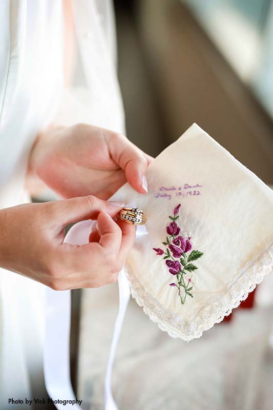 Handkerchief for bride